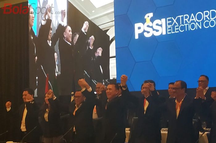 Kongres Pemilihan PSSI resmi ditutup di Hotel Shangri-La, Jakarta, Sabtu (2/11/2019).