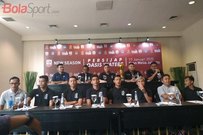 Deklarasi Persijap Oasis Water menyongsong gelaran Liga 2 2020 di Jakarta, Jumat (17/1/2020).