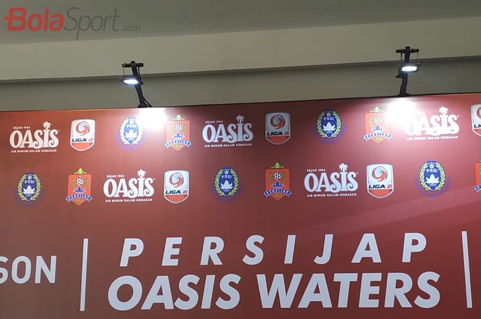 Nama baru Persijap Jepara menjadi Persijap Oasis Water dalam deklarasi di Jakarta, Jumat (17/1/2020).