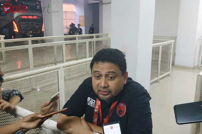 CEO PSM Makassar, Munafri Arifuddin saat ditemui wartawan di Stadion Pakansari, Kabupaten Bogor, Rabu (29/1/2020).