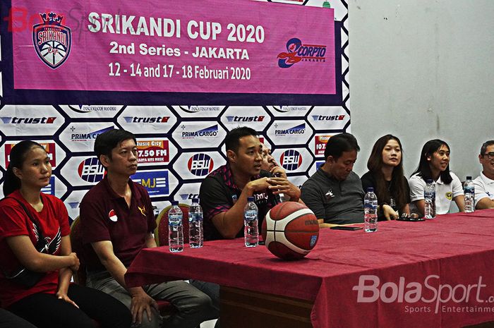 Press Conference Srikandi Cup 2020 di Kuningan, Jakarta Selatan