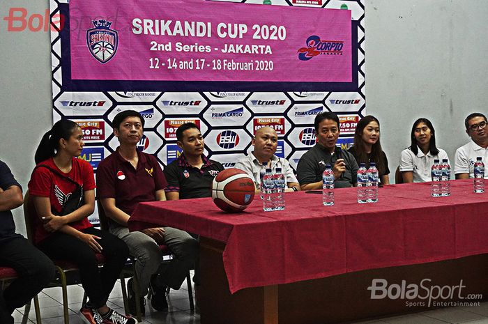 Press Conference Srikandi Cup 2020 di Kuningan, Jakarta Selatan