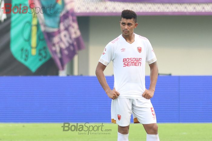 Eks bek asing PSM Makassar, Hussein El Dor, ketika laga Persita Tanggerang melawan PSM Makassar di Stadion Sport Center, Kelapa Dua, Tanggerang (6/3/2020)