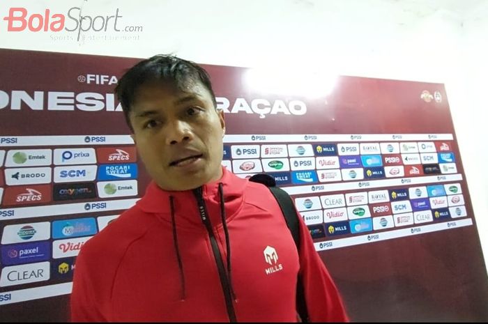 Kapten timnas Indonesia, Fachruddin Aryanto saat ditemui BolaSport.com seusai mengalahkan Curacao, di Stadion Gelora Bandung Lautan Api (GBLA), Bandung, Sabtu (24/9/2022).
