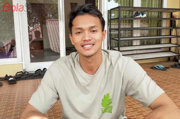 Atlet Timnas Voli Putra Indonesia, Agil Angga Anggara , yang ditemui usai latihan persiapan menuju Sea Games Kamboja 2023, di kawasan Sentul, Jawa Barat, Kamis (13/04/2023).