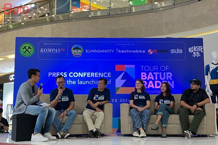Konferensi Pers The Launching of Tour Baturraden, yang diselenggarakan di salah satu pusat perbelanjaan di Jakarta, Kamis (29/2/2024)