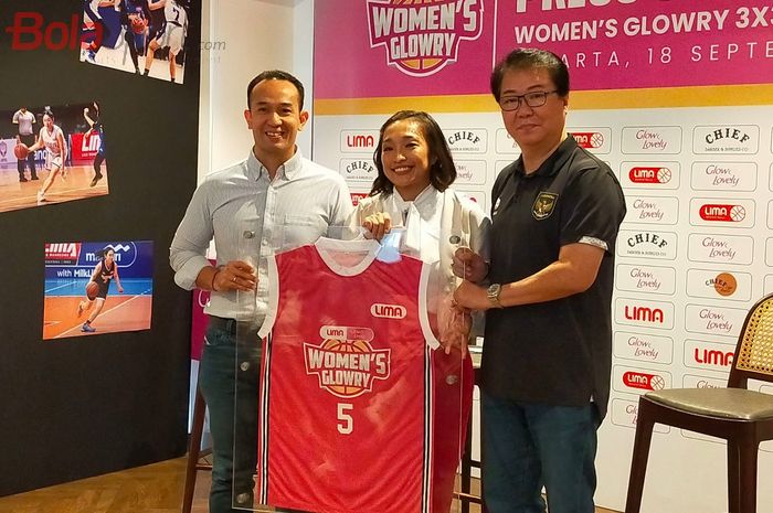 Konferensi Pers Women's Glowry 3X3 Basketball Competition.