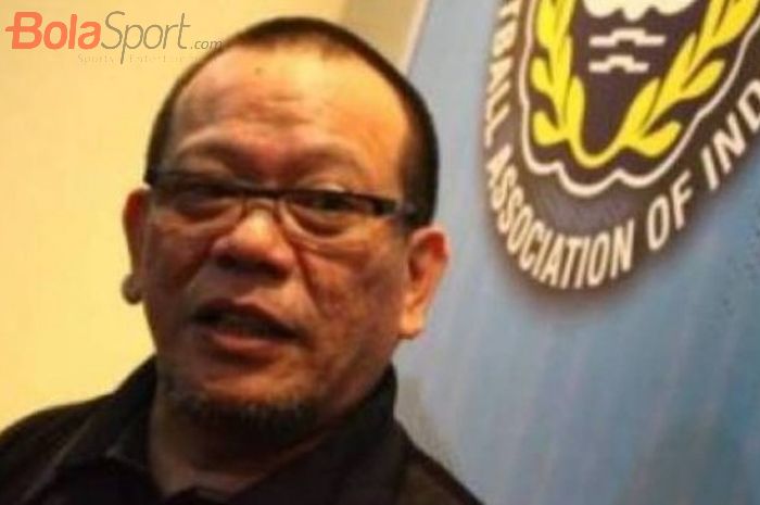 La Nyalla Mattalliti saat masih menjawab Ketua Umum PSSI