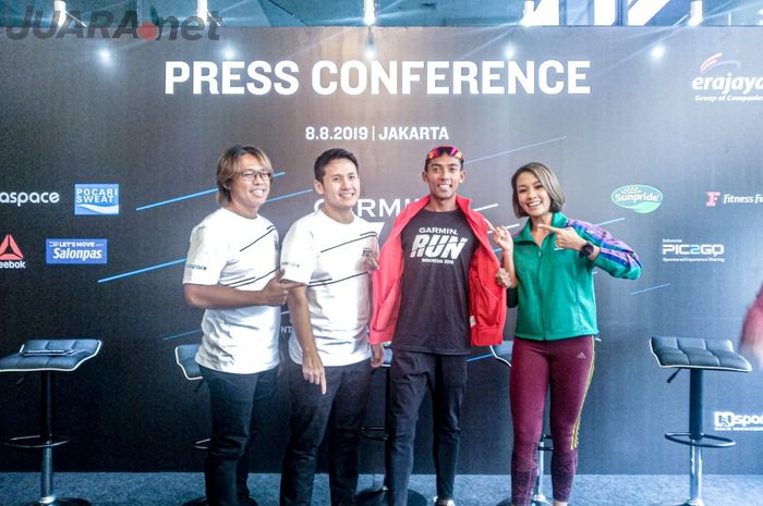 Agus Prayogo dan Puteri Indonesia 2002 akan ikut andil dalam acara Garmin Run 2019