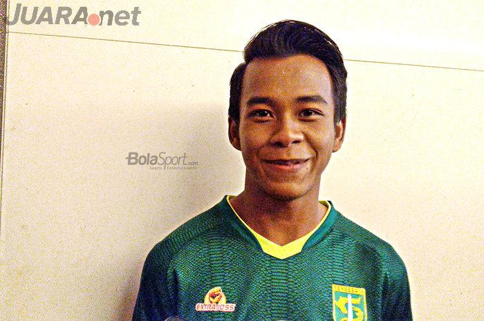 Pemain sayap Persebaya Surabaya, Muhammad Supriadi, mengutarakan pendapatnya tentang sengketa Lapangan dan Wisma Persebaya.