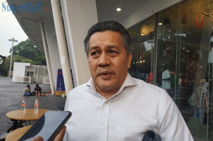  Anggota Komite Eksekutif (Exco) PSSI, Gusti Randa, di Garuda Store, Jakarta, Kamis (12/9/2019).