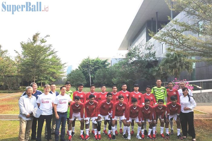 Skuat Garuda Select jilid kedua di Kedubes Inggris, Jakarta Selatan, Selasa (8/10/2019).