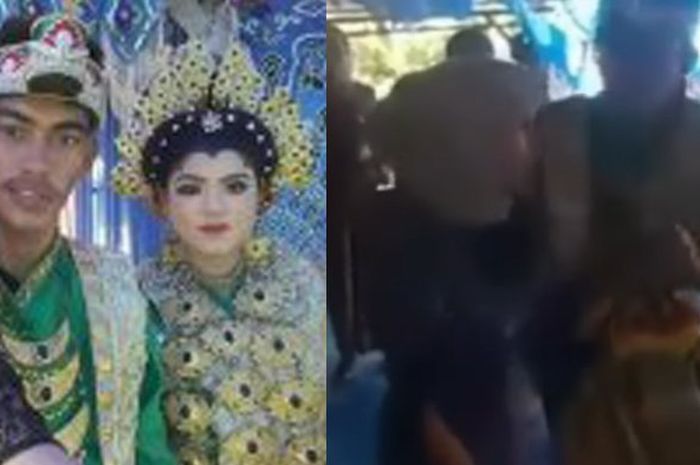 Pengantin pria pingsan saat mantannya menyanyi