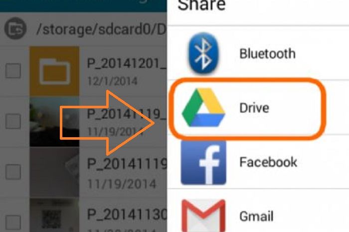 Cara menyimpan file ke google drive di android