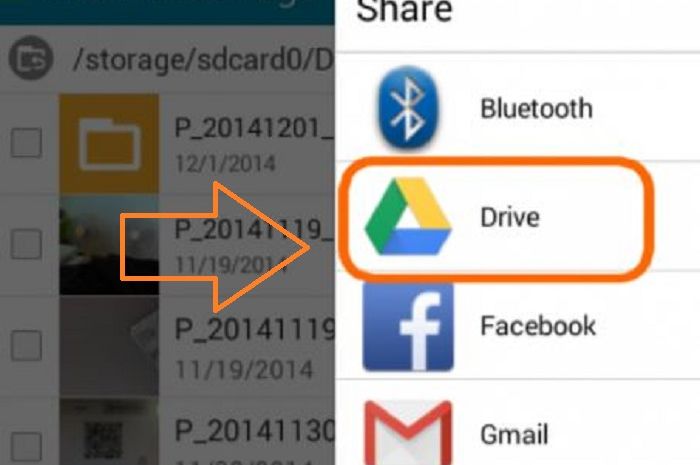 Cara memasukan foto ke google drive dari laptop