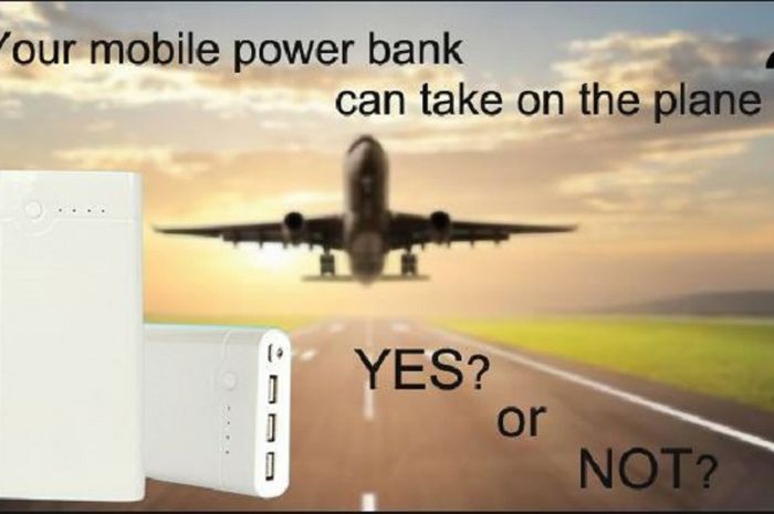 Aturan power bank di pesawat
