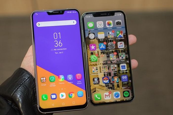 BOCORAN SPEK ASUS ZENFONE 5 KEMBARAN DENGAN IPHONE X