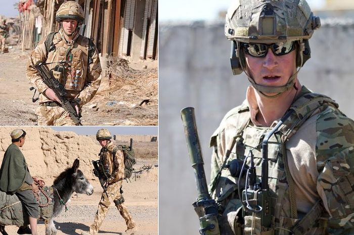 Pangeran Harry saat bertugas di Afghanistan.