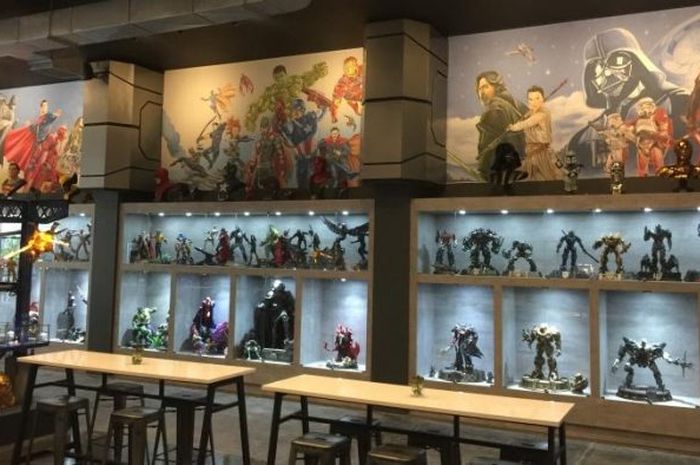 cafe bertema halloween