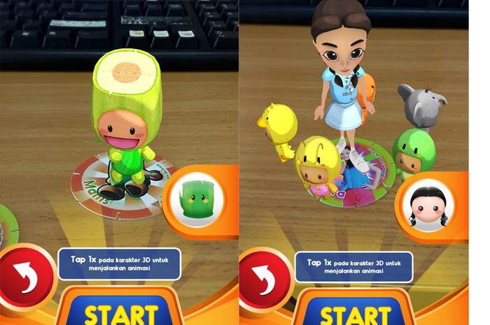Yuk, Bermain Bersama Naura dan Neona di Game AR Puzzle di Ponsel! Bobo