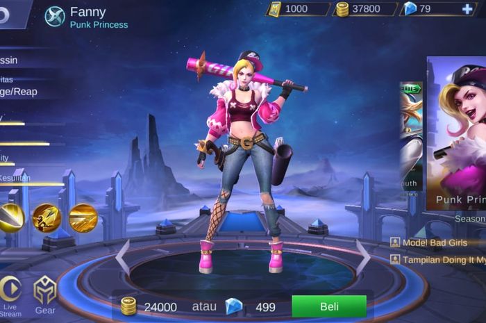 Season 3, Fanny (Punk Princess)