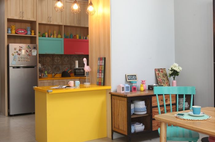 Masak Makin Semangat dengan Dapur Warna warni yang Ceria Masak Makin Semangat dengan Dapur Warna warni yang Ceria