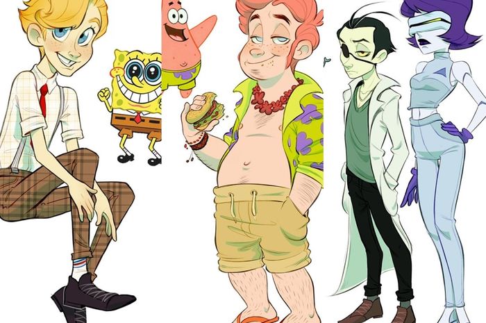 Gimana Ya Tampilan Karakter Kartun Spongebob Kalau Jadi