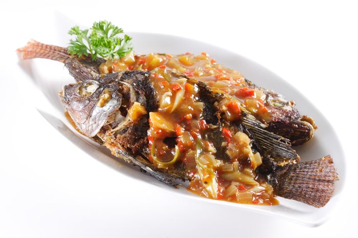 Enggak Sampai 1 Jam Membuat Ikan Nila Siram Saus Yang Juara