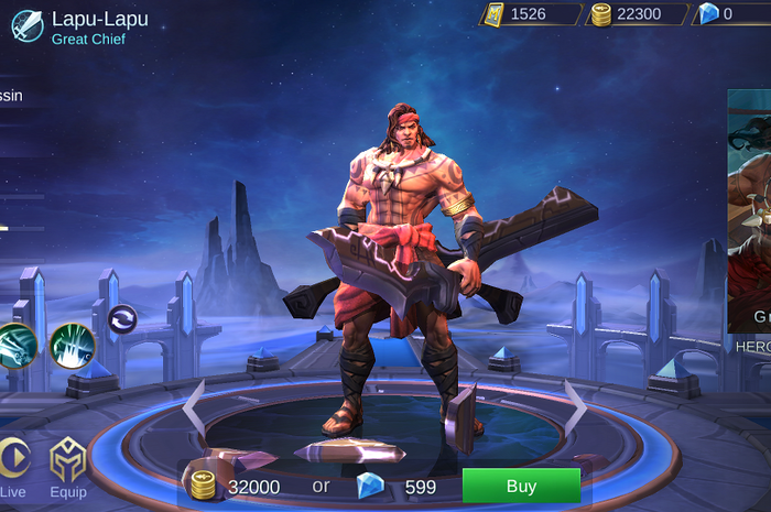 Build Lapu-Lapu Tersakit , Hero Fighter Rasa Assassin Mobile Legends