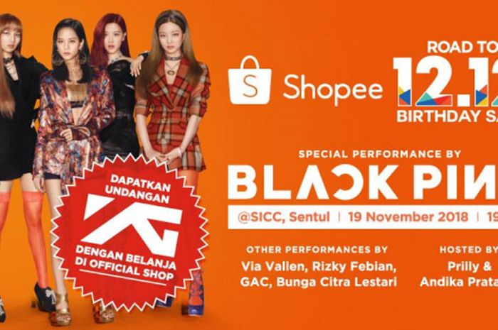 Shopee Resmi Boyong BLACKPINK ke Indonesia, Meriahkan Ultah Ke-3
