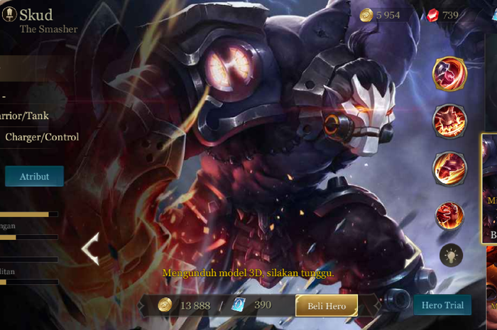 Skud, Hero Tank Arena of Valor
