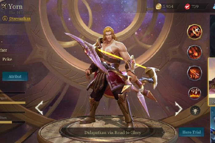 Build Item Yorn, Hero Archer Arena of Valor (AOV)