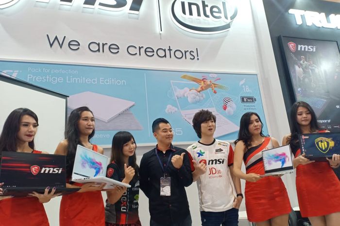Launch of Four MSI Laptops at Indocomtech 2018