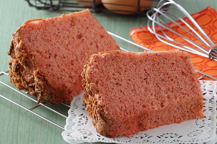 Resep Membuat Chiffon Cake Merah, Cantik dan Sehat ...
