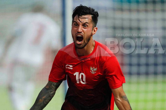 Stefano Lilipaly baru saja berjuang dalam laga Indonesia vs Singapura, Jumat (9/11/2018).