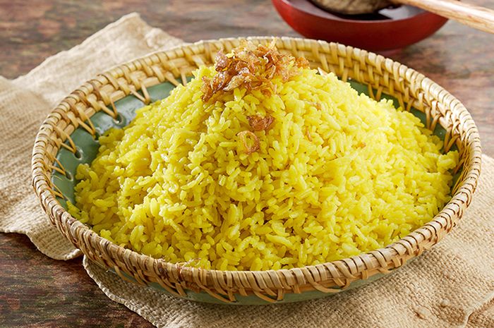 Cara bikin nasi kuning di magic com