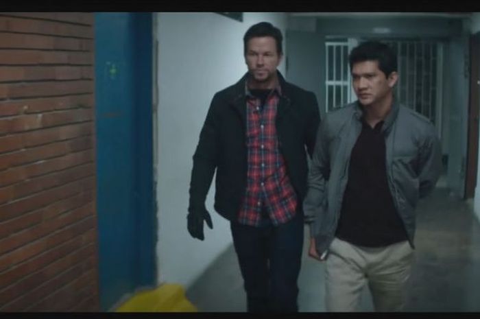 Aktor sekaligus lawan main Iko Uwais dalam film Mile 22, Mark Wahlberg.