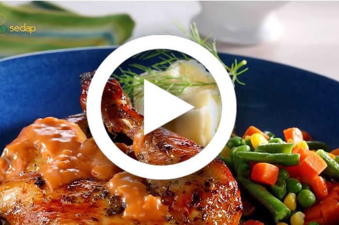 Video Resep Membuat Baked Chicken With Italian Herbs Menu