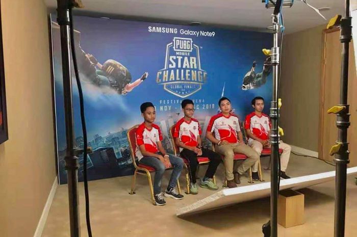 Bigetron eSports during media interview in Dubai