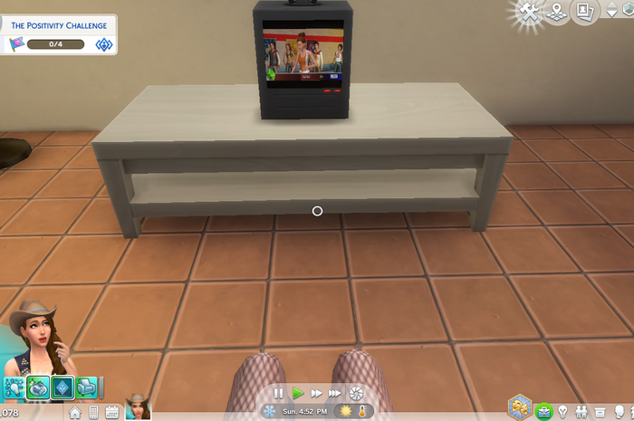 using sims 4 first person