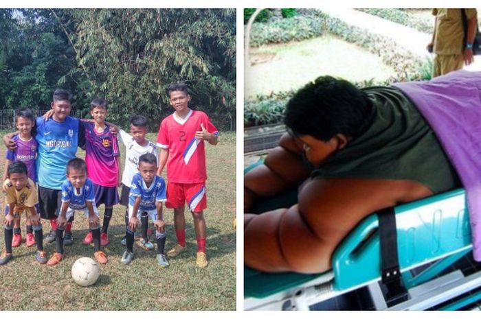 Arya Permana berhasil menurunkan berat badan sebanyak 102 kg.