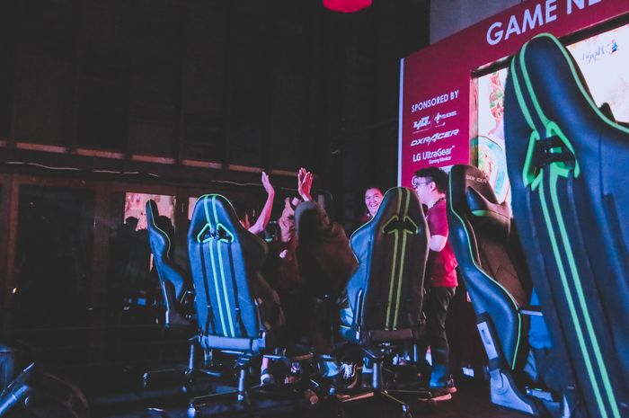 The excitement of the Mobile Legends participating team at XYZ Game Fest