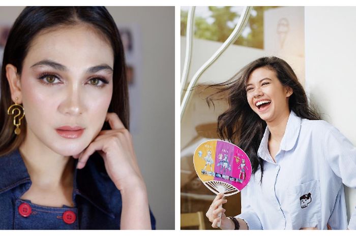 Kolase foto Luna Maya (kiri) dan Yuki Kato.