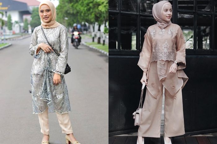 Tren Hijab 2019 Untuk Kondangan  dengan Inspirasi Celana  