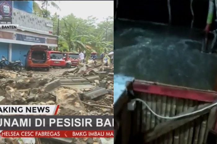 Video Detik Detik Tsunami Banten Diduga Akibat Erupsi