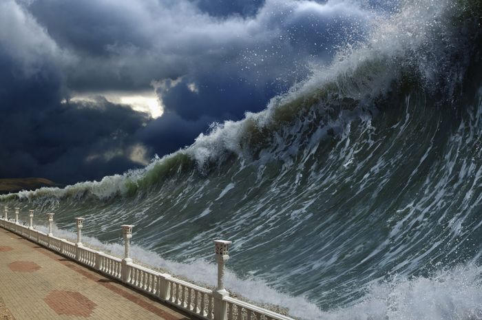 Ilustrasi tsunami