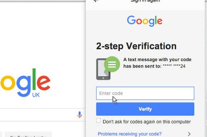 Cara melewati verifikasi 2 langkah gmail