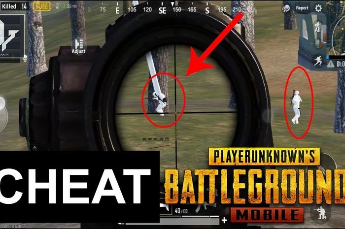 Cheaters di PUBG Mobile 