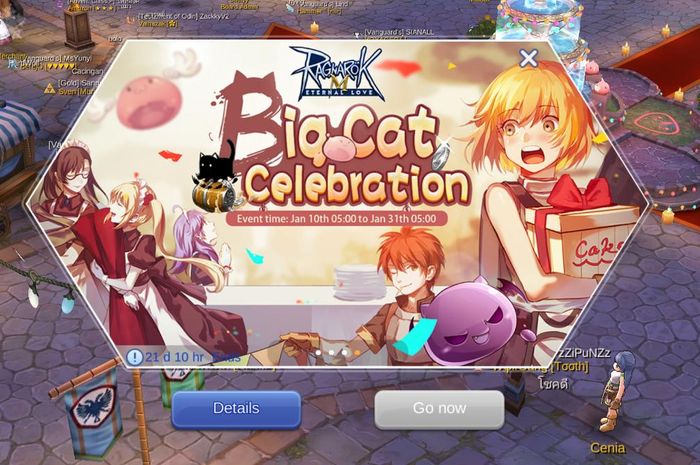 Evento Big Cat Celebration en Ragnarok M