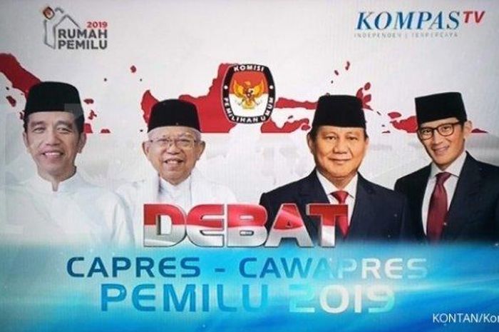 SEGERA TAYANG Link Live Streaming Debat Pilpres 2019 Kompas TV